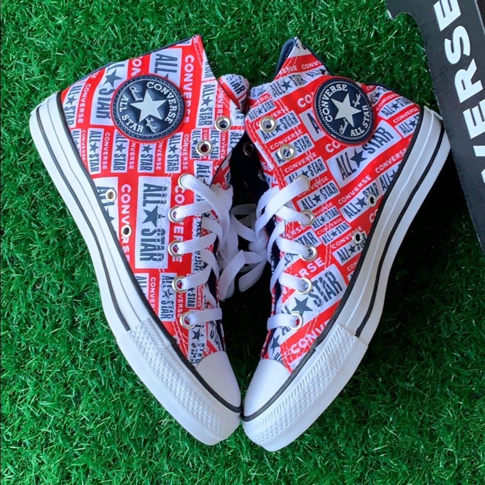 Converse CTAS high White/Multi/block WMNS - Picture 15 of 16